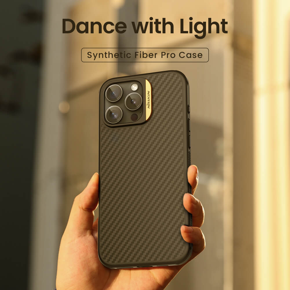 Чехол-крышка NILLKIN для Apple iPhone 16 Pro Max (серия Synthetic Fiber Pro Magnetic case)